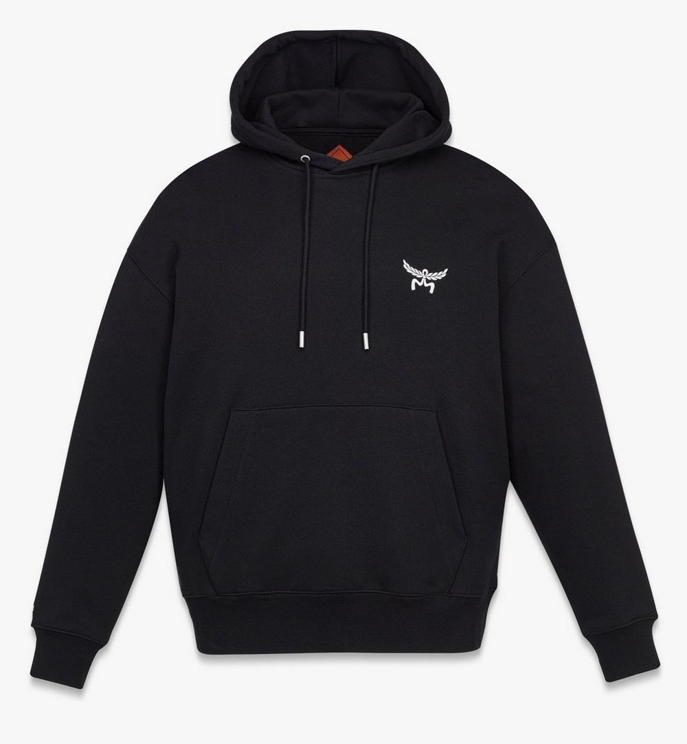Floral Logo Hoodie in Organic Cotton 1